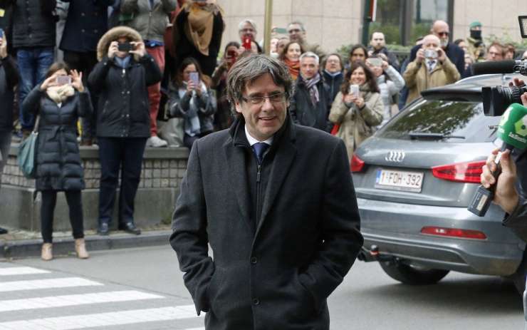 Italijani aretirali nekdanjega predsednika Katalonije Puigdemonta