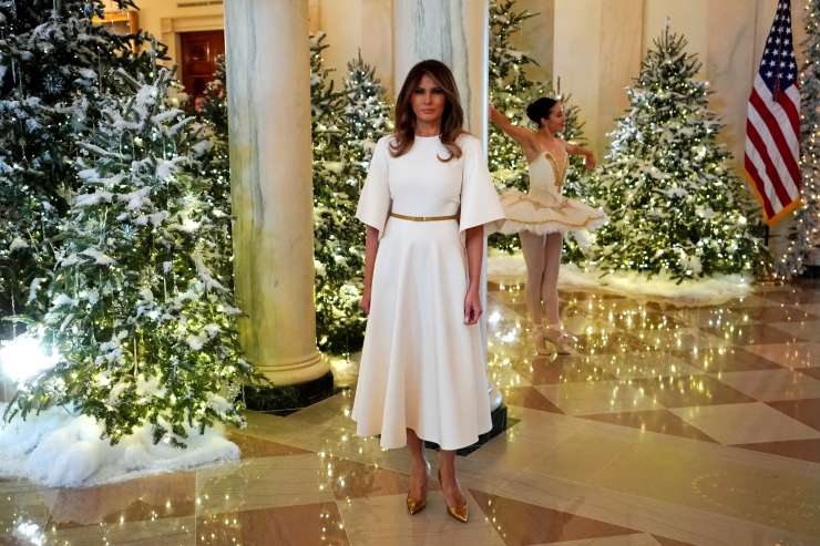Komaj v avgustu smo, a Melania Trump že načrtuje božič v Beli hiši