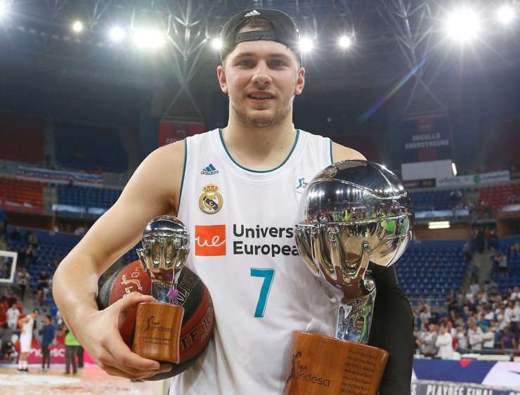 Luka Dončić z Realom še prvak Španije, zdaj pa na nabor lige NBA!