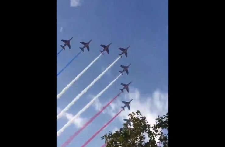 Prelet vojaških letal za svetovne prvake (VIDEO)