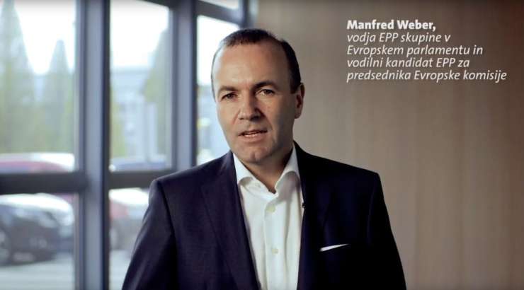 Spitzenkandidat EPP Weber je podprl Logarja in Kanglerja (VIDEO)
