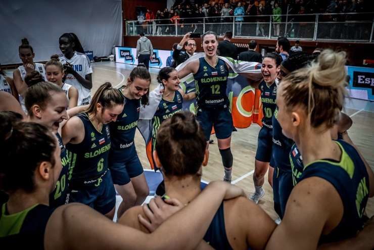 Košarkarice Slovenije so se drugič zapored uvrstile na eurobasket