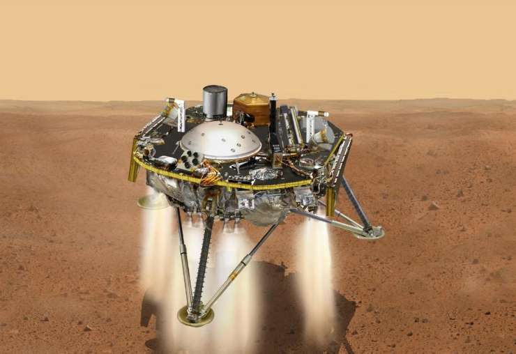 Nasina sonda naj bi zaznala potres na Marsu