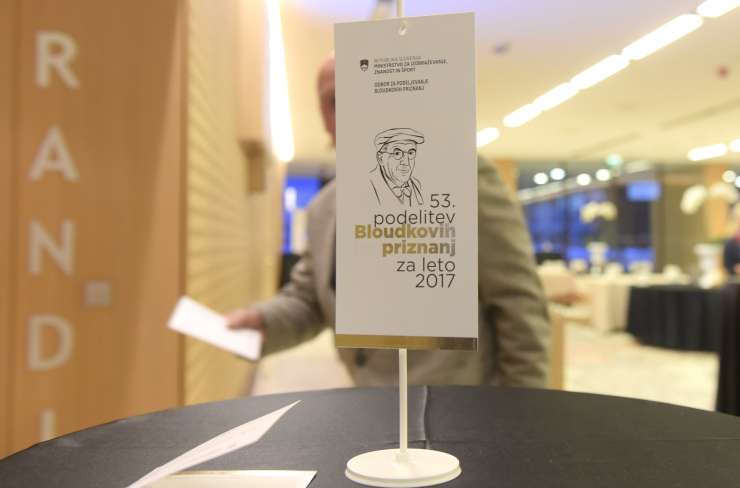 Danes podelitev Bloudkovih nagrad za leto 2018