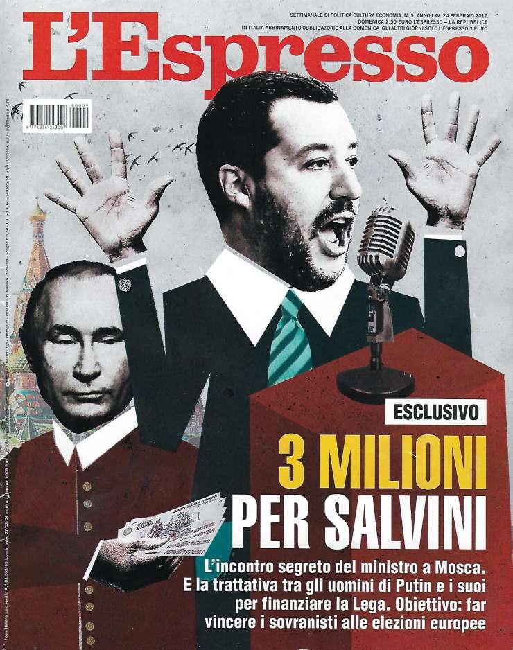 Putin financira Salvinija, da bi uničil EU