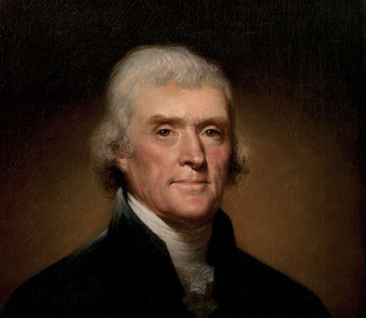 Sužnjelastniki predsednik Thomas Jefferson odstranjen iz mestne hiše v New Yorku