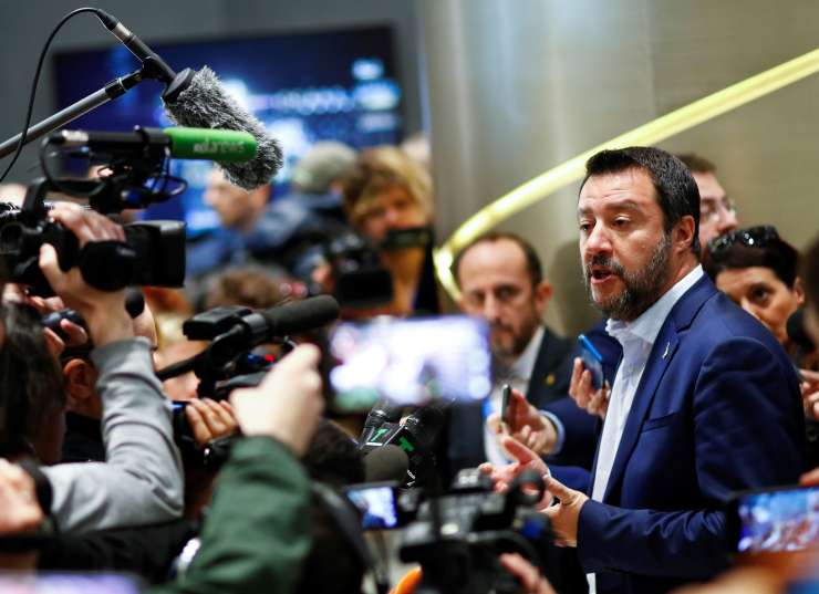 Salvini zanika, da je na plačilni listi Moskve: Od Rusije nisem vzel rublja, evra, dolarja ali litra vodke