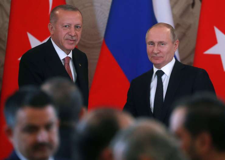 Erdogan in Putin odpirata plinovod Turški tok