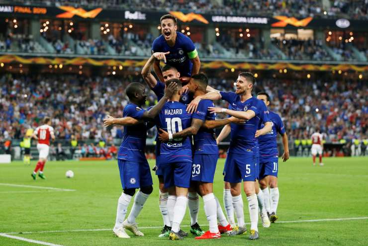 Chelsea v finalu Evropske lige povozil Arsenal