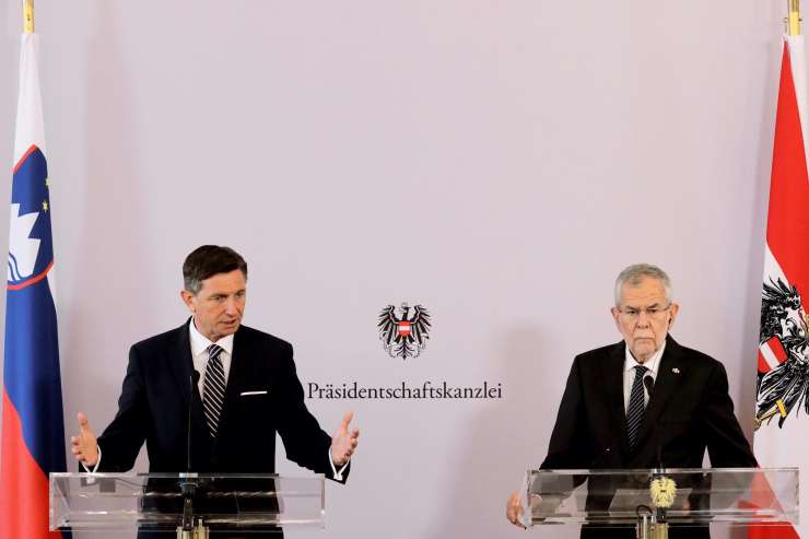 Pahor in Van der Bellen tudi o širitvi evropske unije na Zahodni Balkan