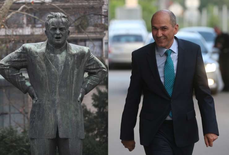 Janševa vlada ignorirala Dežmanovo pobudo za preselitev komunističnih skulptur v spominski park
