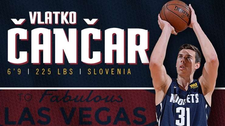 Še en Slovenec gre v NBA: Vlatko Čančar sklenil pogodbo z Denverjem