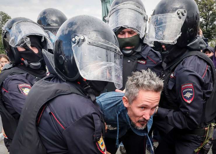 V Moskvi novi protesti za svobodne volitve in demokracijo
