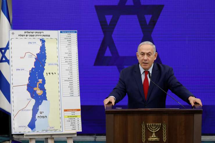Netanjahu: Če zmagam na volitvah, bom Izraelu priključil dolino reke Jordan