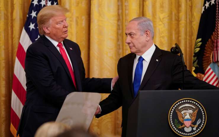 "Smeti", je palestinski predsednik opisal Trumpov mirovni načrt za Bližnji vzhod