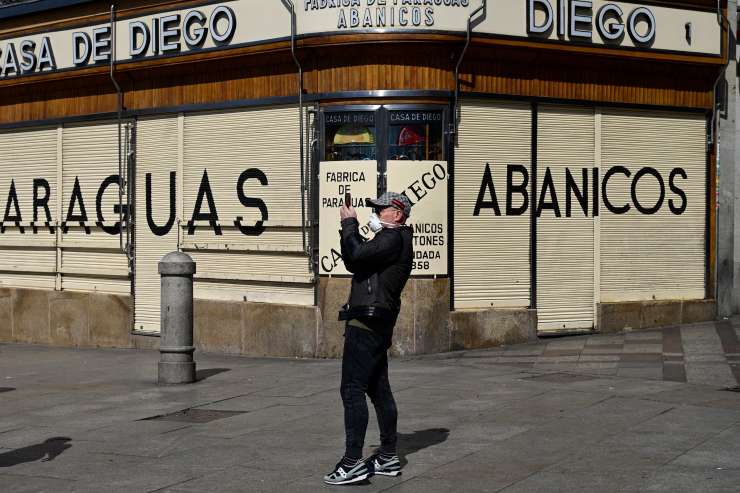 850.000 prebivalcev Madrida gre v karanteno