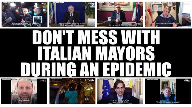 (VIDEO) »Ostanite doma!« v en glas kričijo italijanski župani