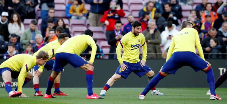 Messi in druščina so po vrnitvi na trening pri 40 do 45-odstotni pripravljenosti