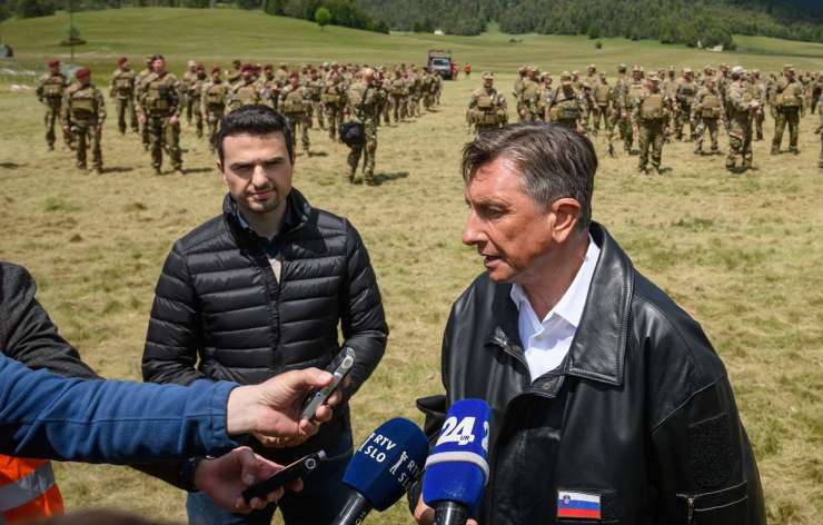Pahor o vojaški vaji Preskok 2020: Sporoča tistim, ki se ukvarjajo z ilegalnimi migracijami, naj Slovenijo zaobidejo