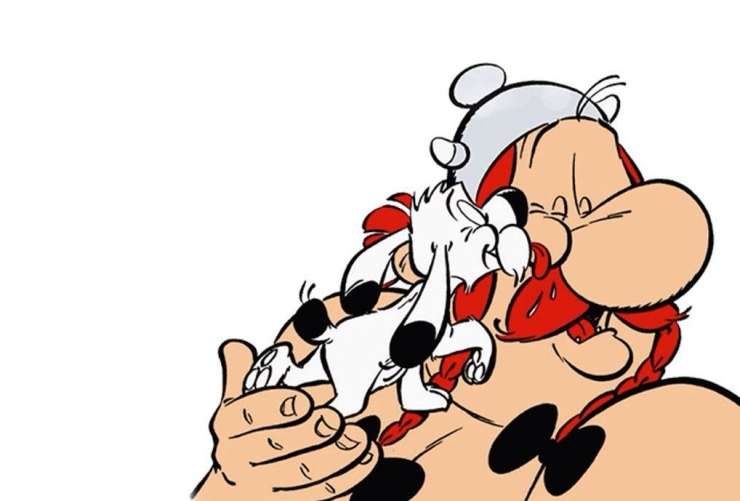 Ne Asterix ampak Obelixov pes Kužifix bo dobil svojo serijo