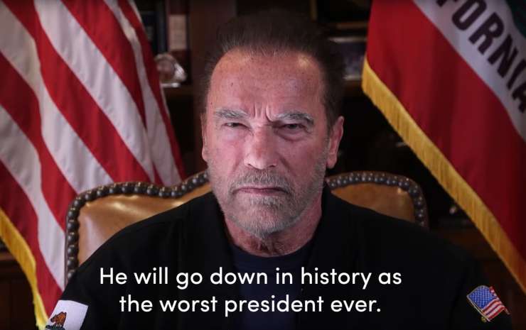 Schwarzenegger: "V sredo je bila tu, v Ameriki, kristalna noč"