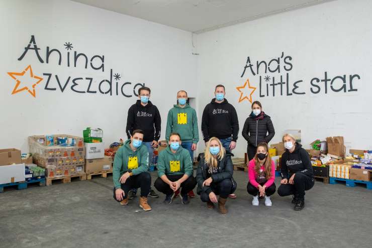 Spar Slovenija je Anini zvezdici daroval za 20.000 evrov hrane