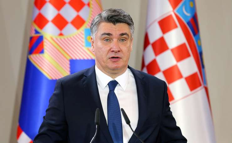 Kako je hrvaški predsednik Milanović zakuhal diplomatski škandal z Avstrijo