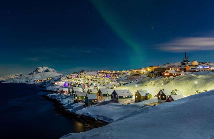 Na arktični Grenlandiji neobičajno visoke pomladne temperature