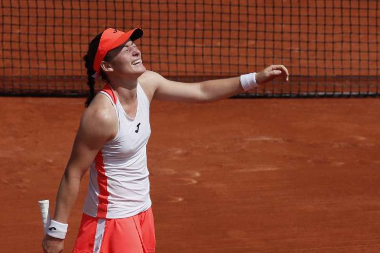 Tamara Zidanšek piše zgodovino slovenskega tenisa: prišla je v polfinale Roland Garrosa