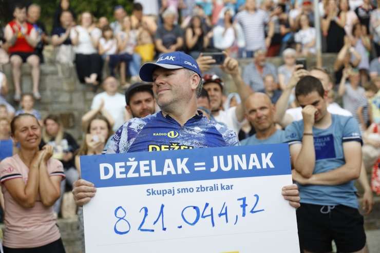 Deželak Junak in njegova sanjska ekipa so prispeli na cilj! Zbrali so neverjetnih 821.044,72 EUR! (FOTO)