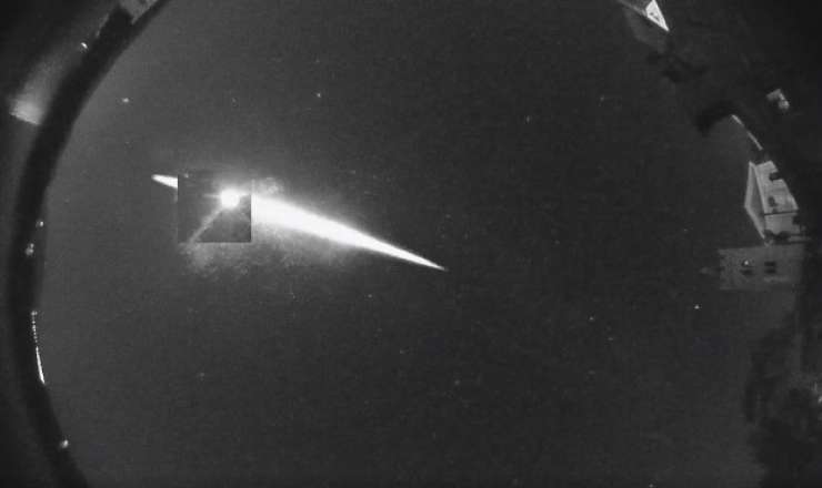 Pri Reki "pristal" meteorit (VIDEO)