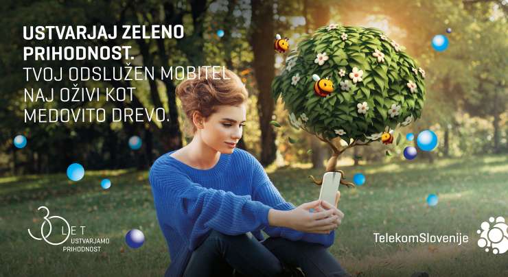 Telekom zbira odslužene mobitele in sadi drevesa