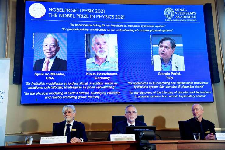 Nobelova nagrada fiziko znanstvenikom iz Japonske in ZDA, Nemčije in Italije