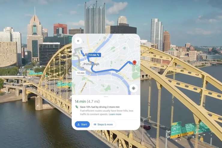 Google ponuja zemljevide okoljsko ozaveščenih poti - z najmanj izpusti na pot