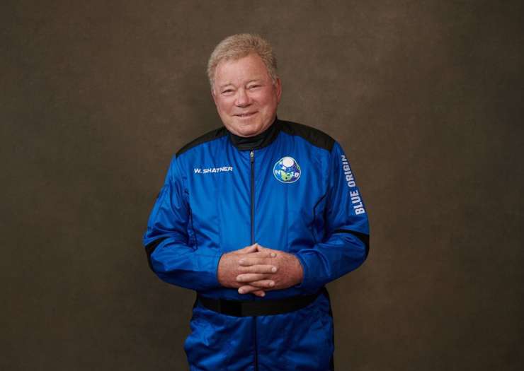 90-letni William Shatner postal najstarejši Zemljan v vesolju