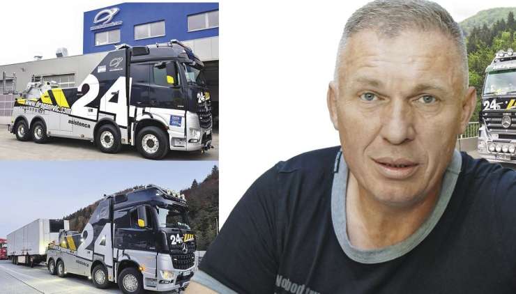 Bahavi štajerski magnat Enes Draganović je strah in trepet tovornjakarjev
