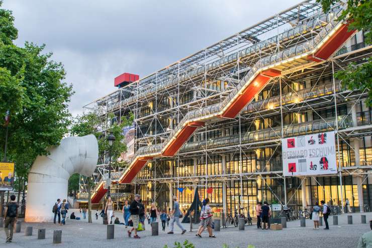 Slavni center Pompidou bo zaradi prenove kar pet let zaprt
