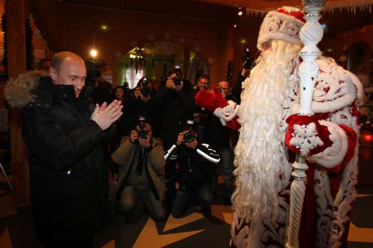 Putin dedku Mrazu hvaležen za predsedniški položaj