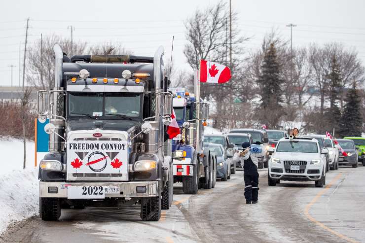 V kanadski prestolnici izredne razmere zaradi anticepilskega protesta tovornjakarjev