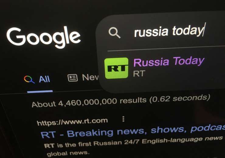 La Russie a restreint les informations sur Google et Youtube est proche du blocus