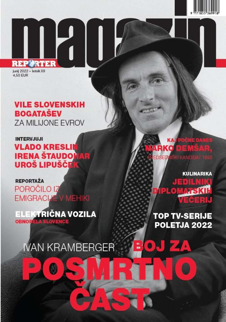 Reporter MAGAZIN: boj za posmrtno čast Ivana Krambergerja in fotografije luksuznih vil slovenskih bogatašev