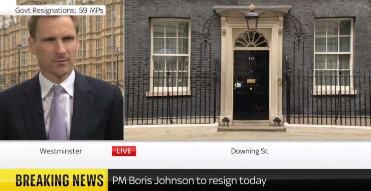 Glasba iz Benny Hilla za odstopljenega Borisa Johnsona (VIDEO)
