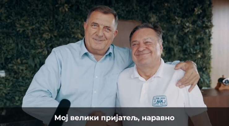 Škandalozno: Zoran Janković brez sramu podpira hujskača Dodika (VIDEO)