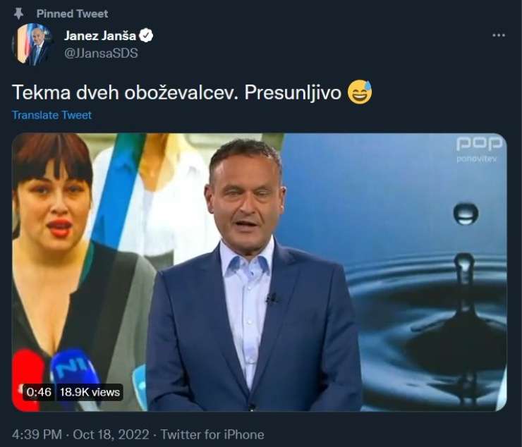 Janez Janša naredil novo lepljenko, tokrat z Niko Kovač in Urošem Slakom (VIDEO)