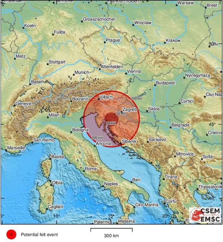 Potres na otoku Krk, čutili smo ga v celotni Sloveniji