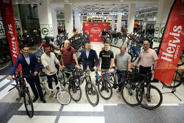 Največja kolesarska trgovina Hervis z več kot tisoč kolesi pravi raj za športnike