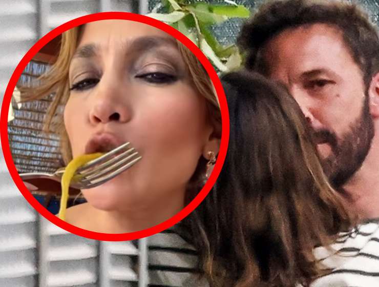 J.Lo: Mentre lei “mangia” spaghetti, lui con la sua ex…