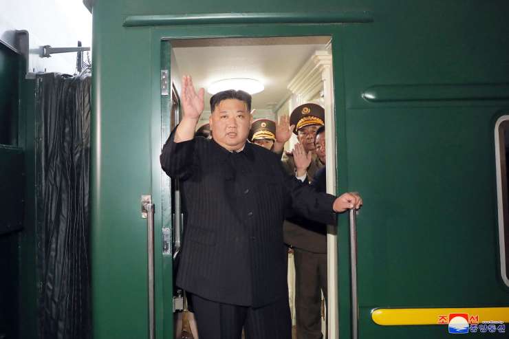 Kim Jong-un na obisku v Rusiji