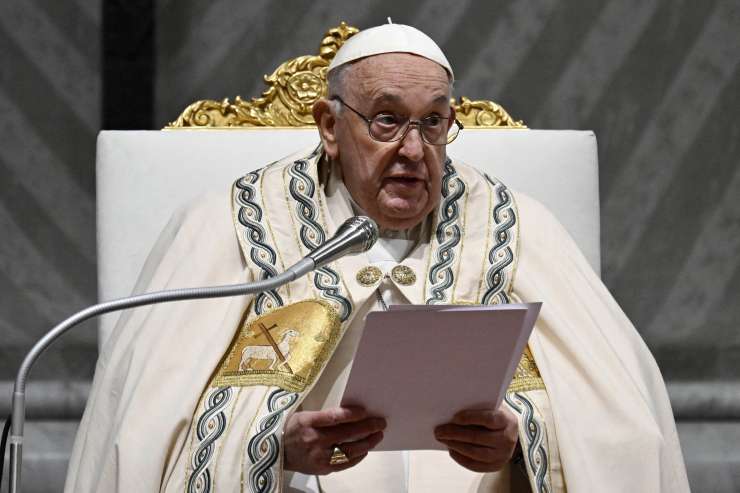 Papež: Težnje po miru je razbila krutost sovraštva in silovitost vojne