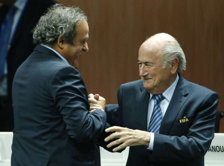 Sepp Blatter, Michele Platini